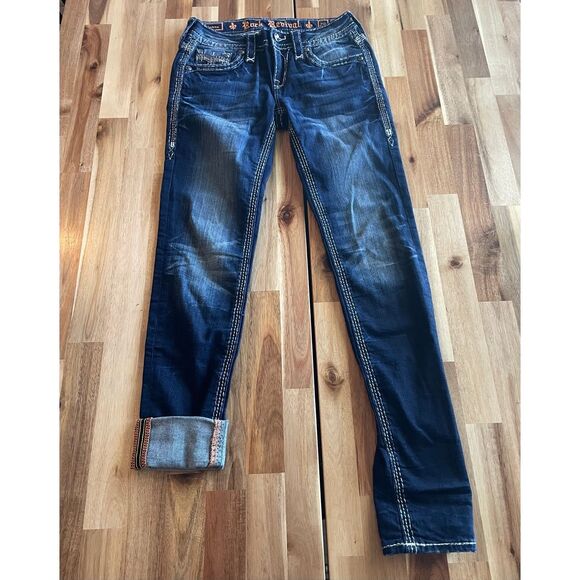 ROCK REVIVAL JISELLE SKINNY JEANS - Picture 2 of 7